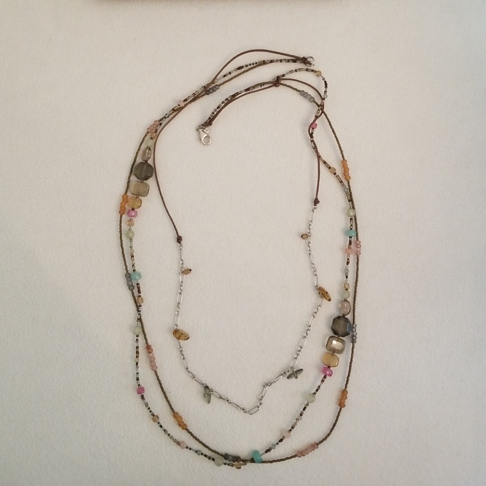 Silpada multi gem necklace
